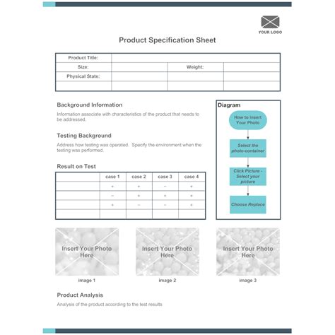 product specifications